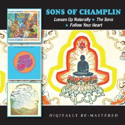SONS OF CHAMPLIN - LOOSEN UP NATURALLY/THE SONS/FOLLOW YOUR HEART 2 CD NEU 