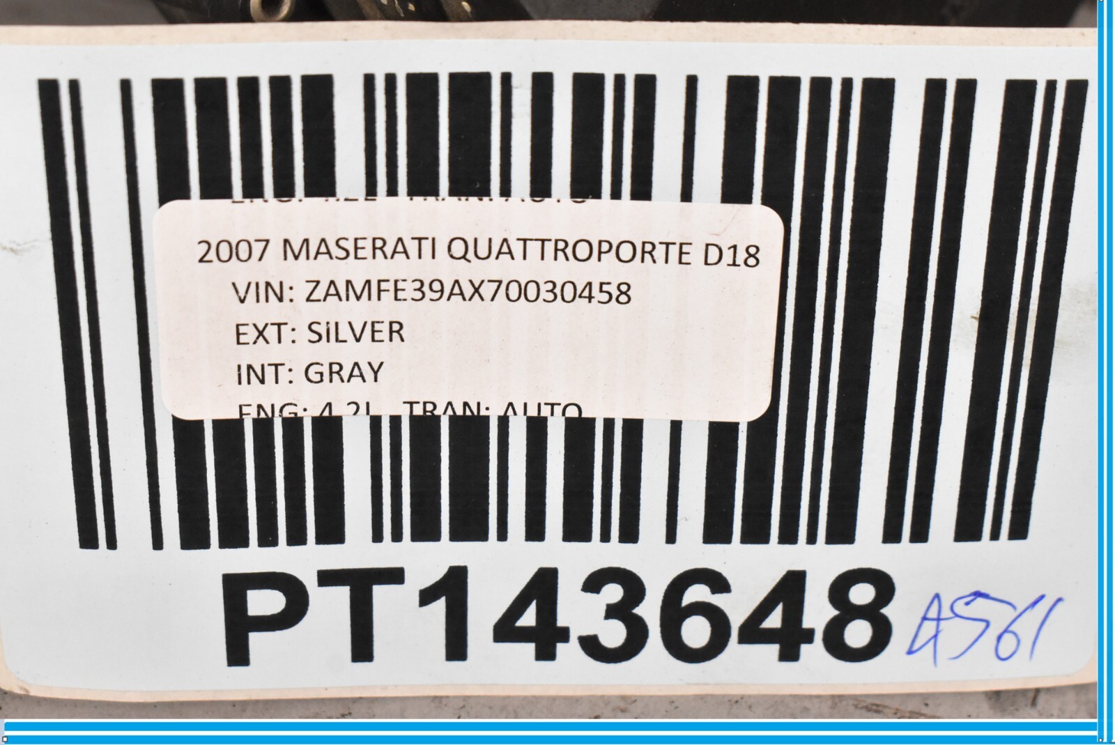 Maserati Quattroporte 2004-2008 Secondary air pump P/N 181197