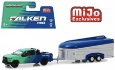 Ford F-150 2017 + AEROVAULT TRAILER 'FALKEN TIRES', Greenlight 1:64