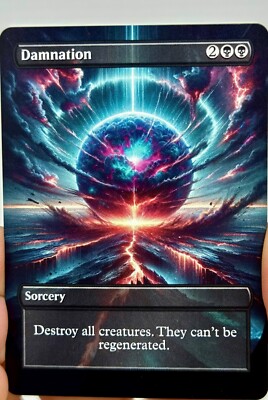 Damnation Proxy Card with Custom designed art