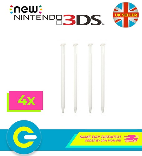 White Plastic Stylus Pens for Nintendo NEW 3DS - Picture 5 of 5