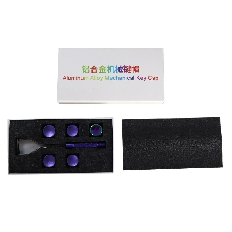 High-Quality Gaming Mechanical Keyboard Keycap Set with Plating & Oxidation Finish