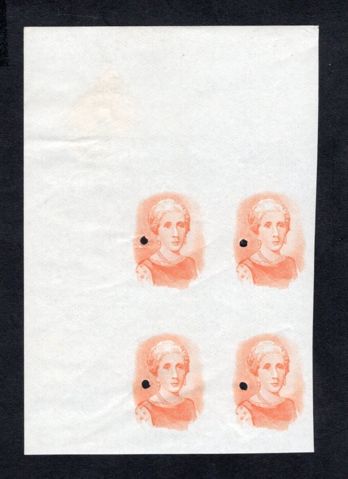 Honduras 1956 block of stamps Mi#Dienst 173 PROOF RR MNH