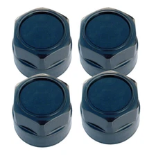 Set of 4 Black ABS Center-Caps for 1992 - 1982 Pontiac Firebird