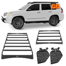 Offroad Roof Rack Cargo Basket Rear Window Molle Panel For 2010-2023 Lexus Gx460