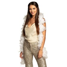White Feather Boa 50gr. Size 180cm