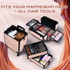 Byootique 4in1 Rolling Makeup Train Case Cosmetic Organizer Wheel Artist CB Dusk — photo 4