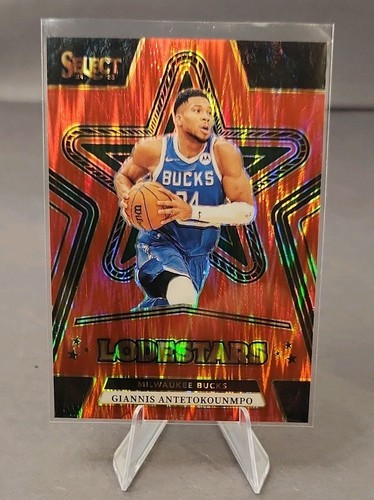 2024-25 Panini Select - Lodestars Giannis Antetokounmpo #4 Red Flash Prizm /99