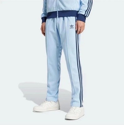 Men s Adidas Blue Adicolor Classic Beckenbauer Track Pants Dif. Sizes NWT JP2524