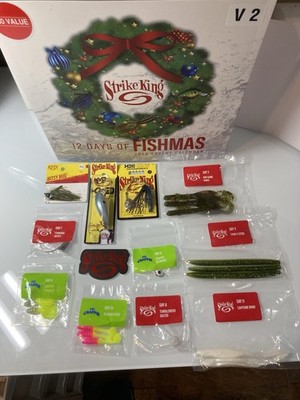 NEW STRIKE KING 12 Days of Fishmas 2025 Advent Calendar  V2 Color Assortment 