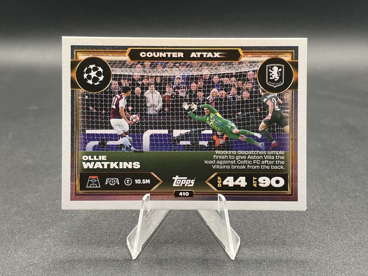 Ollie Watkins Counter Attax Topps Match Attax 2025/2026 Aston