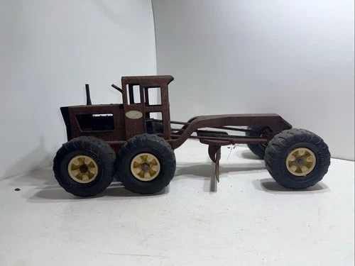 Vintage TONKA Road Grader Orange (37)