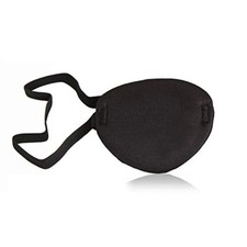 Soft Black Adjustable Eye Patch for Pirate Costume Cosplay Halloween Dress Up