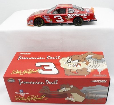 New! Action ARC 1:24 #3 Dale Earnhardt Sr 2000 Taz/No Bull Bank #1188
