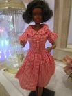 Vintage Barbie:   Sturdy, Durable 1960s Custom Made Fit and Flare Dress