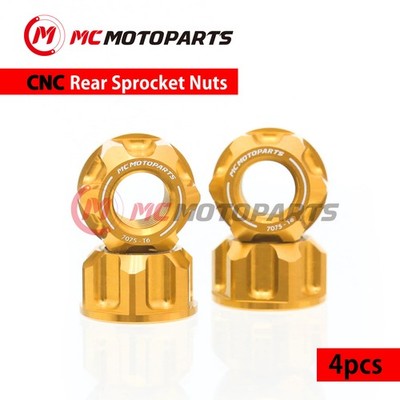 パーツ nk CNC SPOKE6 Rear Sprocket Nuts M8 For Kawasaki KLX110 02-19 Z125
