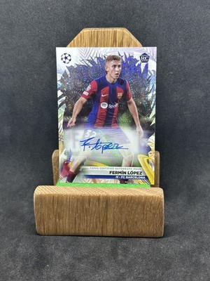 Fermin Lopez RC Auto Topps Carnival 2023-24 Barcelona Spain Rookie Card