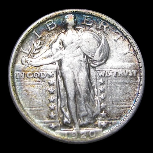 1920 Standing Liberty Quarter Silver ---- Stunning Coin ---- #KK435