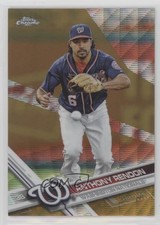 2017 Topps Chrome Gold Wave Refractor 38/50 Anthony Rendon #71 8k4