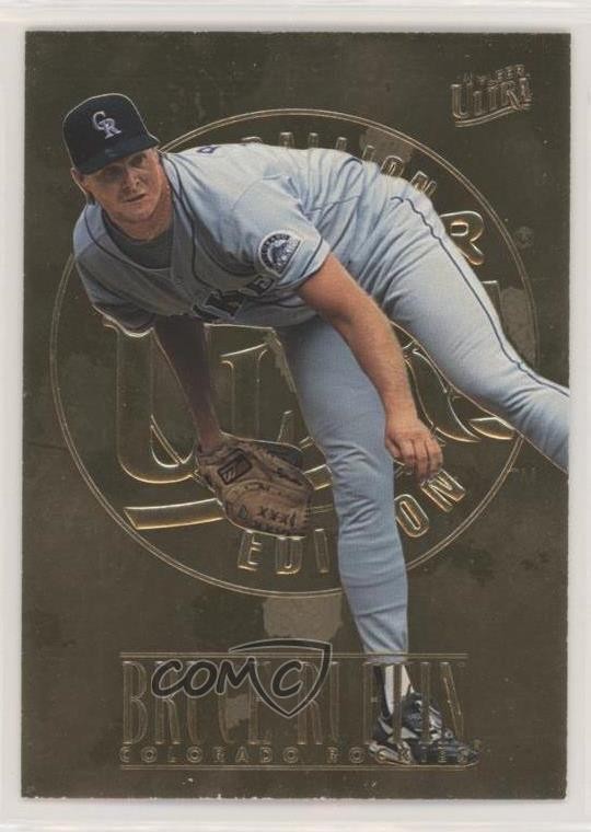1996 Fleer Ultra Gold Medallion Edition Bruce Ruffin #474 2i9