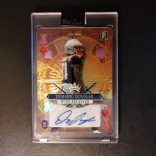 #1/5 Demario Douglas Rookie Auto Bronze King 2023 Wild Card Stacked Dec Patriots