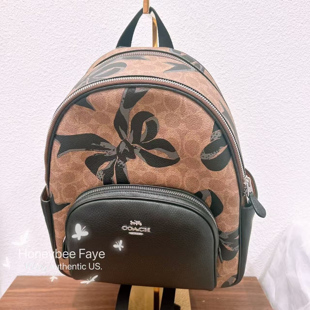Nwt Coach Court Backpack With Floral Print CZ600/CBM23/CZ768 | eBay