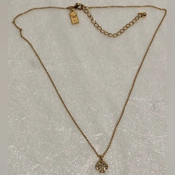 Collar de cadena Kate Spade New York chapado en oro con etiqueta Foto 2 de 4