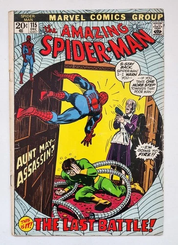 AMAZING SPIDER-MAN #115 - Marvel 1972 - GD  John Romita