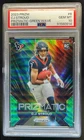 2023 Prizm C.J. Stroud Prizmatic RC Green Wave Rookie #6 Texans PSA 10