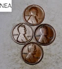 (4) 1915 Lincoln Wheat Penny Cent Lot ~ VG-VF ~ 4 Coin Set (ZWL33)