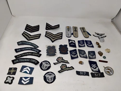 New ListingVintage WW2 RAF Training Corps Squadron Fabric Patches Enamel Badges