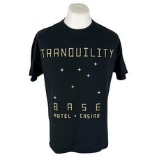 Arctic Monkeys T Shirt Large Men's Black Promo Rare HMV Indie Band Tee Gildan L