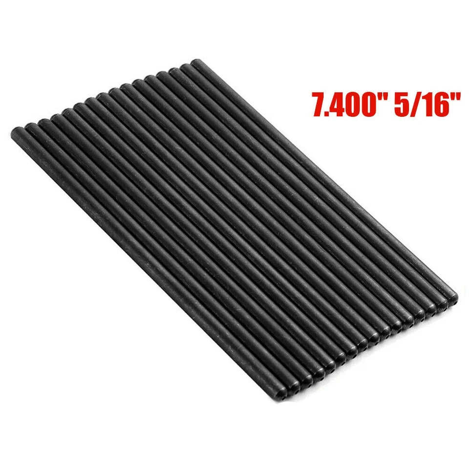 16pcs For GM LS 5/16" Hardened 7.400" Pushrods LS1 LS3 4.8L 5.3L 5.7L 6.0L 6.2L Foto 2 de 4