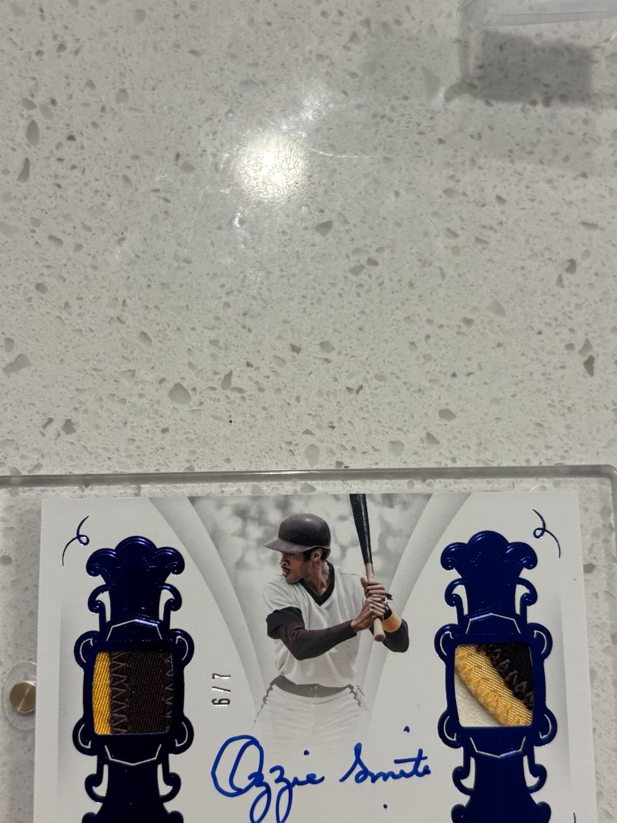 2019 Ozzie Smith Flawless Game Used Patch Auto /7  view 3