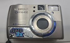 Pentax Optio 430 Compact Digital Camera With Battery  Charger 4MP