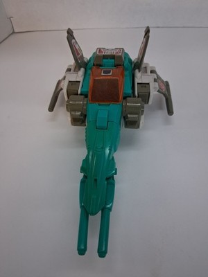 VINTAGE 1987 HASBRO TRANSFORMERS G1 BRAINSTORM FIGHTER JET MISSING PILOT W/WEAR 