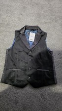 Black Waistcoat NEXT 8years old Formal Wear Brand New