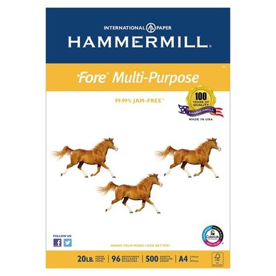 Hammermill A4 Paper, Fore Multipurpose 20 lb Printer Paper - 1 Ream (500 Sheets)