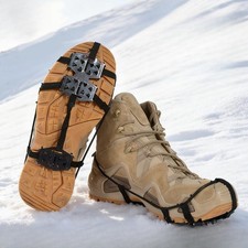 Tacchetti Ghiaccio Invernali Escursionismo con 24 Fili Design per Trazione su Neve e Ghiaccio