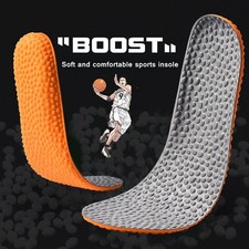 Memory Foam Sneakers Insoles Providing Excellent Shock Absorption and Cushioning