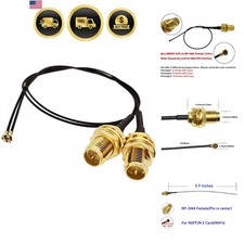 U.FL to SMA Antenna Extension Cable 15cm 2 Pcs for WiFi Router Signal