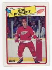 1988-89 Topps Hockey Bob Probert #181 Rookie Detroit Red Wings