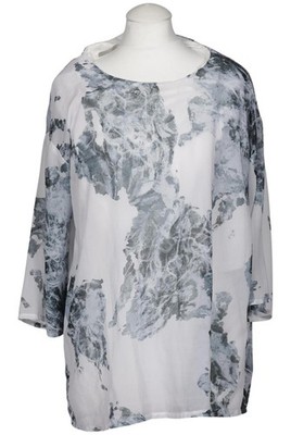 Gina Laura Bluse Damen Oberteil Hemd Hemdbluse Gr. M Baumwolle Mehrf... #j94qt84