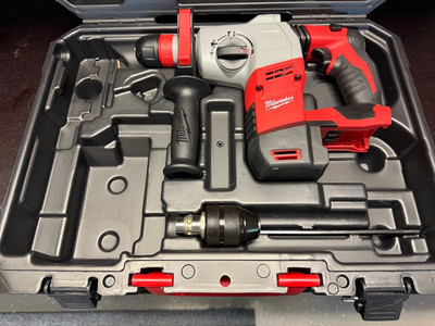 Milwaukee M18 HD18 HX SDS+ Bohrhammer NEU + FIXTEC Bohrfutter + Koffer OHNE AKKU