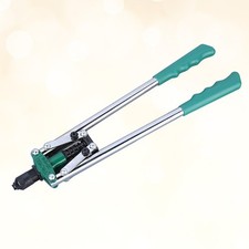 Green Repair Hand Riveter Tool with Drill Adapter and Noise Reduction