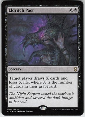 MP-01 Played Eldritch Pact 126 Commander Legends: Battle for Baldur's Gate R