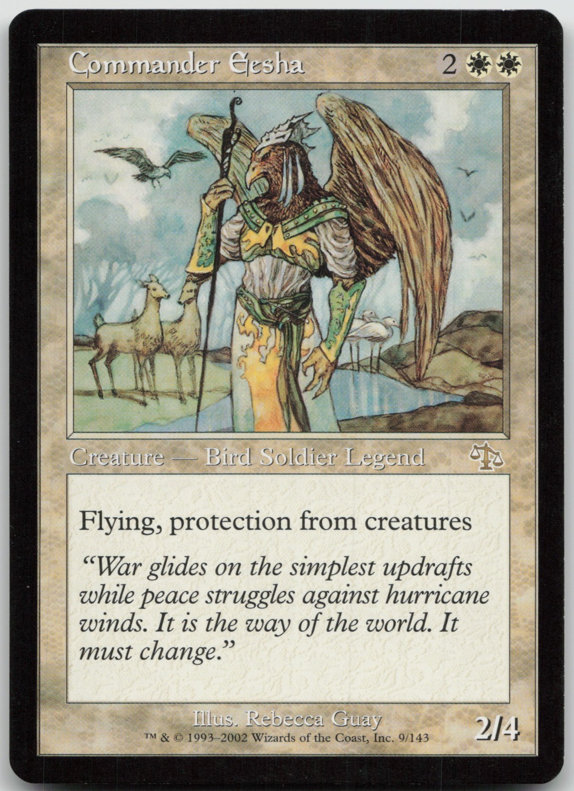 Commander Eesha 9 Rare Judgment Magic: The Gathering Lightly Played