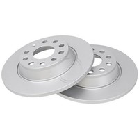 2 Bremsscheiben Voll Nicht BelüFtet Ø 282 Mm 12 Mm A.B.S. FüR U.A. VW Golf