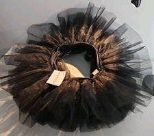 NWT Weissman Dance Tutu RN 64830 Child Size MC/LC S11189 Black Recital Skirt