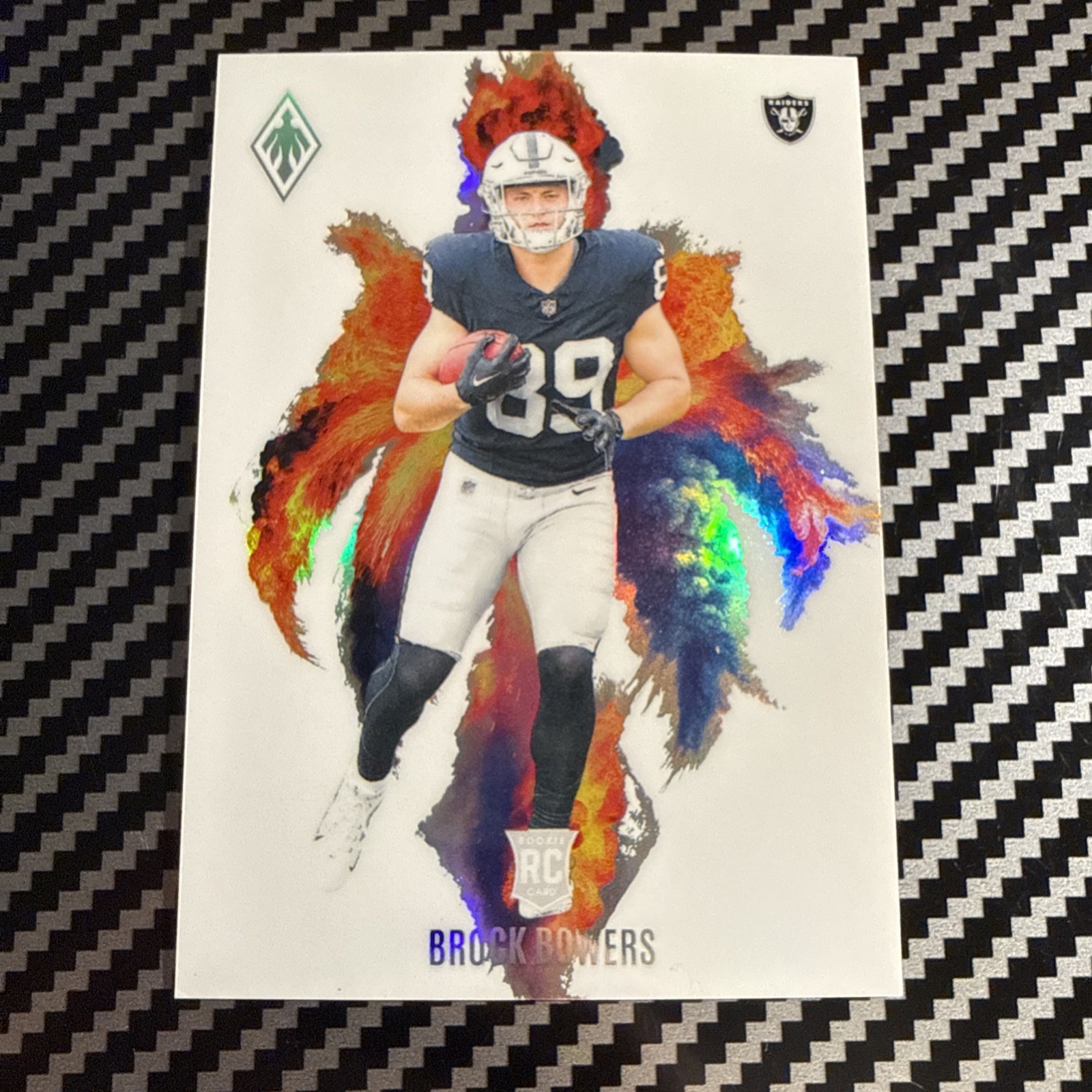 2024 Panini Phoenix Brock Bowers Color Blast #CB-BBS